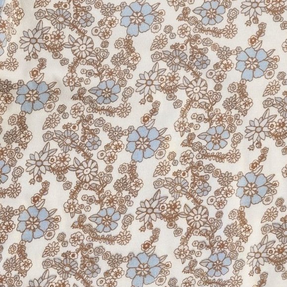 NWT Kate Quinn Cornflower Ditsy Floral Spaghetti Tie Strap Ballerina Romper - Picture 2 of 3